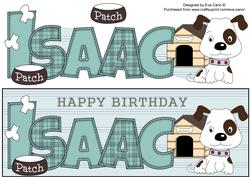Patch the Dog Isaac Large Dl