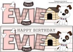 Patch the Dog Evie Large Dl