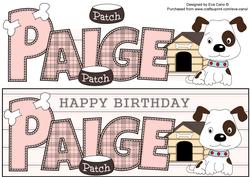 Patch the Dog Paige Large Dl