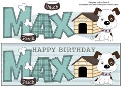 Patch the Dog Max Large Dl