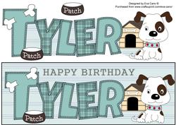 Patch the Dog Tyler Large Dl