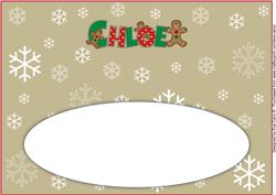 Gingerbread Men Chloe Large Dl Insert