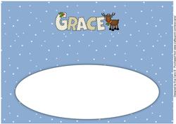 Rudolf the Red Nose Reindeer Grace Large Dl Insert