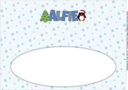 Eddie the Penguin Alfie Large Dl Insert