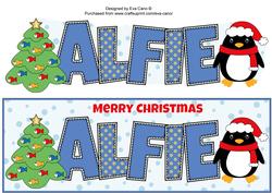 Eddie the Penguin Alfie Large Dl