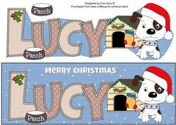 Patch the Dog Christmas Lucy Large Dl