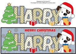 Patch with Christmas Tree Harry Large Dl