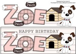 Patch the Dog Zoe Large Dl