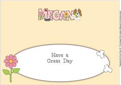Kosmo the Dog Megan Large Dl Insert