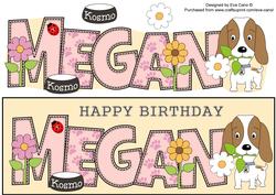 Kosmo the Dog Megan Large Dl