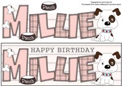 Patch the Dog Millie Large Dl