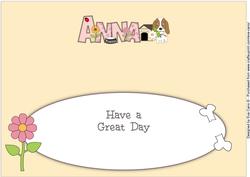 Kosmo the Dog Anna Large Dl Insert