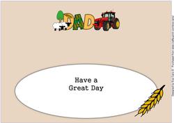 Country Life Dad Large Dl Insert