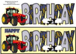 Country Life Birthday Large Dl