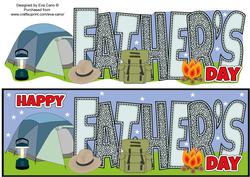 Camping Father's Day Large Dl