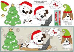 Patch and Kosmo Letter to Santa Large Dl