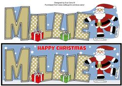 Skating Santa Millie Large Dl