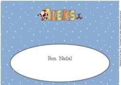 Santa & Rudolf Aleks Large Dl Insert