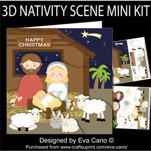 3D Nativity Scene Mini Kit