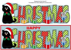 Cat and Mouse Christmas Large Dl