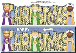 3 Wise Men Christmas Large Dl