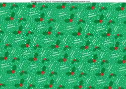 Merry Christmas with Holly Background 10