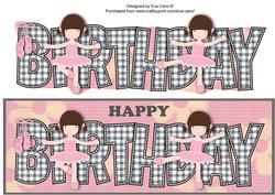 Ballerinas Birthday Large Dl