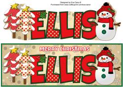 Cute Snowman Ellis Large Dl