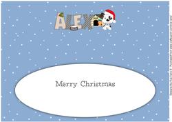 Patch the Dog Christmas Alex Large Dl Insert
