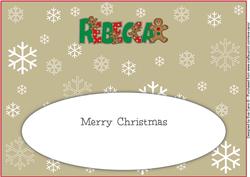 Gingerbread Men Rebecca Large Dl Insert
