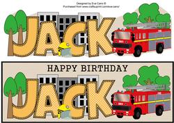 Fire Engine Jack Large Dl