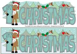 Rudolf 1st Christmas Large Dl 2