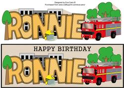 Fire Engine Ronnie Large Dl