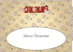 Cute Snowman Charlie Large Dl Insert