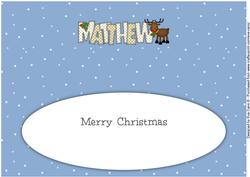 Rudolf the Red Nose Reindeer Matthew Large Dl Insert