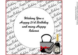 Bag, Shoes and Bubbly 21 Today Insert