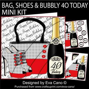 Bag, Shoes and Bubbly 40 Today Mini Kit