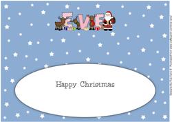 Santa and His Reindeers Eve Large Dl Insert