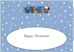 Santa and His Reindeers James Large Dl Insert