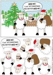 Christmas Sheep Humour