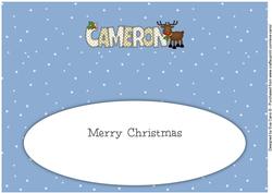 Rudolf the Red Nose Reindeer Cameron Large Dl Insert
