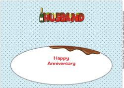 Bubbly, Strawberries & Chocolate Husband Large Dl Insert