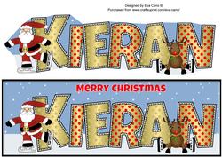 Santa & Rudolf Kieran Large Dl