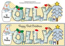 Snowman 1st Xmas Olly Large Dl
