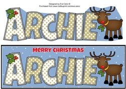 Rudolf the Red Nose Reindeer Archie Large Dl