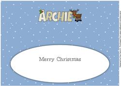 Rudolf the Red Nose Reindeer Archie Large Dl Insert