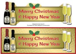 Christmas Champagne Large Dl