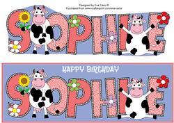 Mad Cows Sophie Large Dl