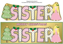 Christmas Little Princess Sister Large Dl