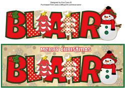 Cute Snowman Blair Large Dl